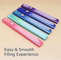 BONA FIDE BEAUTY Czech Glass Nail Files Set (Malibu, 5-Piece) — image 3