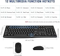 EDJO Wireless Keyboard and Mouse Combo — image 6