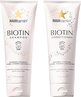 HAIRtamin Biotin Shampoo and Conditioner Set