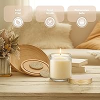 Tecohouse 8 oz Glass Jars with Lids, 12 Pack — image 6