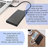 KUIYIXUE K6 Hidden Camera - 1080P, 10000mAh Battery, Motion Detection, 55 Hours Recording — image 2
