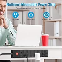 HHSOET Metal 16-Outlet Power Strip — image 3