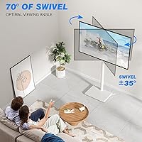 Rfiver Swivel Floor TV Stand with Mount for 32-60 inch TVs — image 5