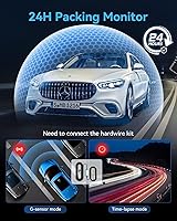 YouthCity XCS-JLYR 3-Channel Dash Cam 4K Front, Rear & Inside — image 4