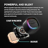 GAMDIAS Aura GLV2 360mm AIO Liquid CPU Cooler — image 5