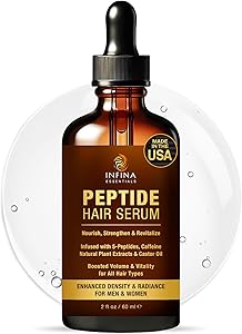 INFINA ESSENTIALS Peptide Hair Serum for Hair Growth 2 fl oz Review