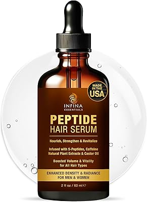 INFINA ESSENTIALS Peptide Hair Serum for Hair Growth 2 fl oz