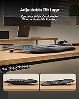 ProtoArc EKM01 Plus Ergonomic Wireless Keyboard Mouse Combo — image 4