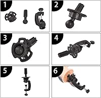 Armmu Mannequin Head with 100% Real Hair - 14″ Black Cosmetology Practice Doll Head — image 9