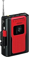 Jensen CR-100RB Retro Portable AM/FM Radio Cassette Player — image 2