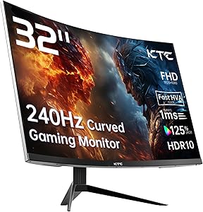 KTC H32S17F 32-inch 240Hz Curved Gaming Monitor Review
