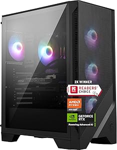 MSI Codex Z2 Gaming Desktop AMD R7-8700F, GeForce RTX 5070, 32GB DDR5, 2TB SSD Review
