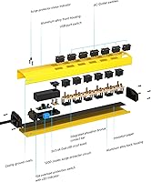 CRST 6-Outlet Heavy Duty Power Strip with USB — image 9