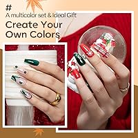 Modelones 40 Pcs Fall Gel Nail Polish Set — image 3