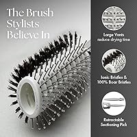 Olivia Garden Turbo Vent Oval Twin & 100% Boar Hair Brush — image 5