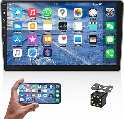 OiLiehu 10.1 Inch Android Double Din Car Stereo