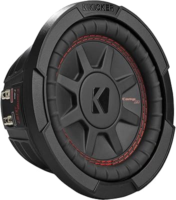 KICKER 48CWRT672 CompRT 6.75″ Subwoofer, DVC, 2-ohm