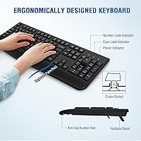 QUASIO Wireless Keyboard and Mouse Combo — image 4