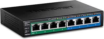 TRENDnet TPE-TG44G 8-Port Gigabit PoE+ Switch