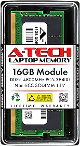 A-Tech 16GB DDR5 4800MHz SODIMM RAM Review