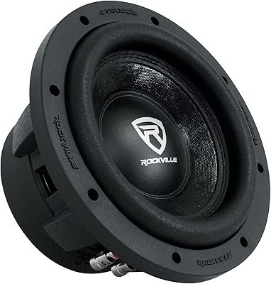 Rockville W8K6D4 V2 8″ 1400w Peak Car Audio Subwoofer