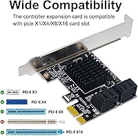 Moonqkuses 4-Port SATA 3.0 PCIe Expansion Card — image 5