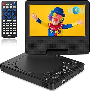 HOPYOP 9.5″ Portable DVD Player with Bluetooth Review