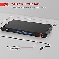 Pyle-Pro PCO800 1800W Rack Mount Power Conditioner — image 7