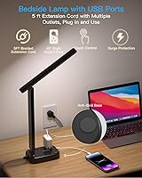 One Beat LED Desk Lamp with Power Strip — image 4