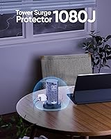 Kakyanill Power Strip Tower TS5-BK-6-24W — image 3