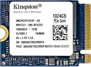 Kingston 1TB M.2 2230 PCIe Gen 4.0x4 NVMe SSD