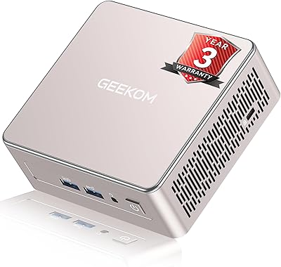 GEEKOM A5 2025 Edition Mini PC, 16GB RAM, 512GB SSD