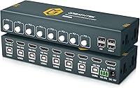 GREATHTEK HDMI KVM Switch 8 Port 4K@30Hz — image 1