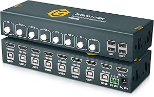 GREATHTEK HDMI KVM Switch 8 Port 4K@30Hz Review