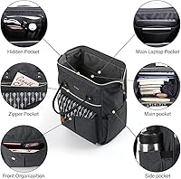 RJEU Women Backpack Travel Laptop Bag 15.6 Inch — image 3