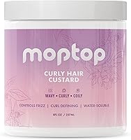 MopTop Curly Hair Gel Custard 8oz - Citrus Kumquat — image 1