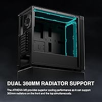 GAMDIAS GD-ATHENA M3 ATX Mid Tower Gaming PC Case — image 4