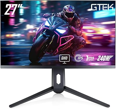 GTek Q2740P 27-inch 240Hz 2K Gaming Monitor