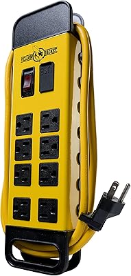 Yellow Jacket 5148 8-Outlet Power Block with 2 USB Ports