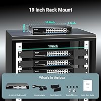 NICGIGA 16-Port PoE+ Switch 250W — image 7
