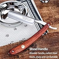 Gold Dollar Straight Razor Wooden Handle — image 7