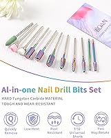 BQAN Nail Drill Bits Set, 17Pcs Tungsten Carbide Drill Bit Set — image 7