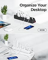 TenTrend Desk Clamp Surge Protector with 10 FT Extension Cord — image 4