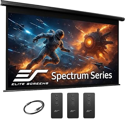Elite Screens Spectrum RC1 Electric Motorized Projector Screen 180-inch 16:9