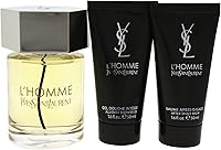 Yves Saint Laurent L'Homme Men Gift Set 3.3oz EDT Spray, 1.6oz After Shave Balm, 1.6oz Shower Gel — image 4