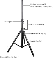 PRORECK Party 12 1000W Powered PA Speaker System — image 5