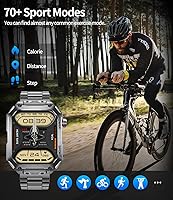 LIGE Military Smart Watch for Men, 1.96″ HD Screen, Bluetooth Calling, Fitness Tracker, 5ATM Waterproof — image 3