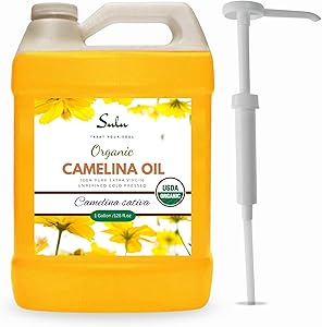 SULU ORGANICS 100% Pure Extra Virgin Camelina Seed Oil 1 Gallon Review