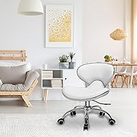 Minewill Pedicure Stool with Ergonomic Backrest and Adjustable Height — image 2