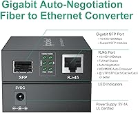 ipolex Gigabit Multi-Mode LC Fiber to Ethernet Media Converter — image 2